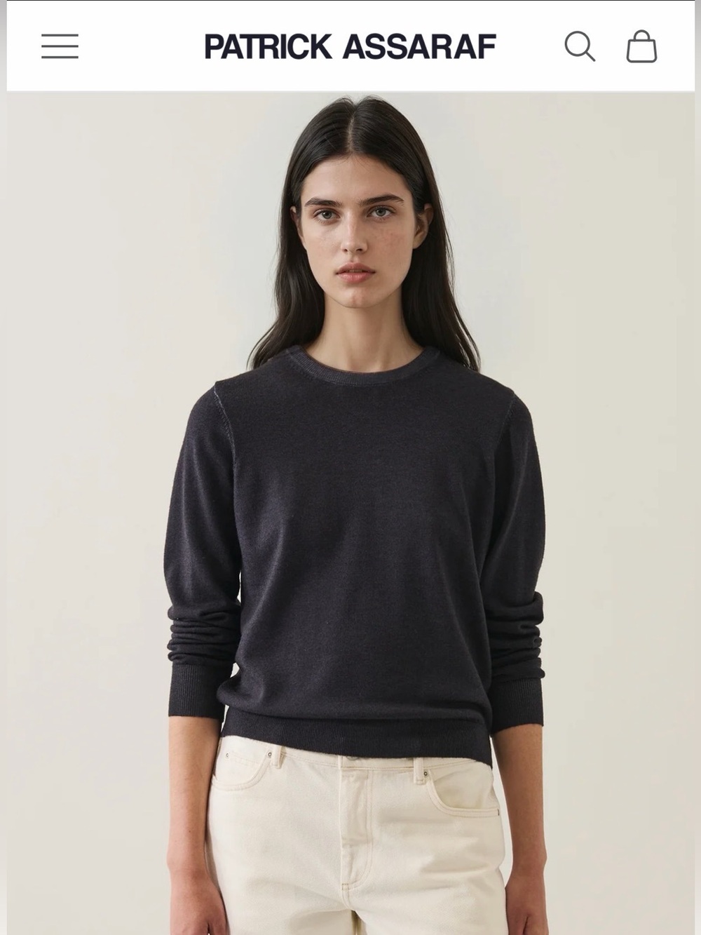 Superfine Merino Vintage Classic Crewneck